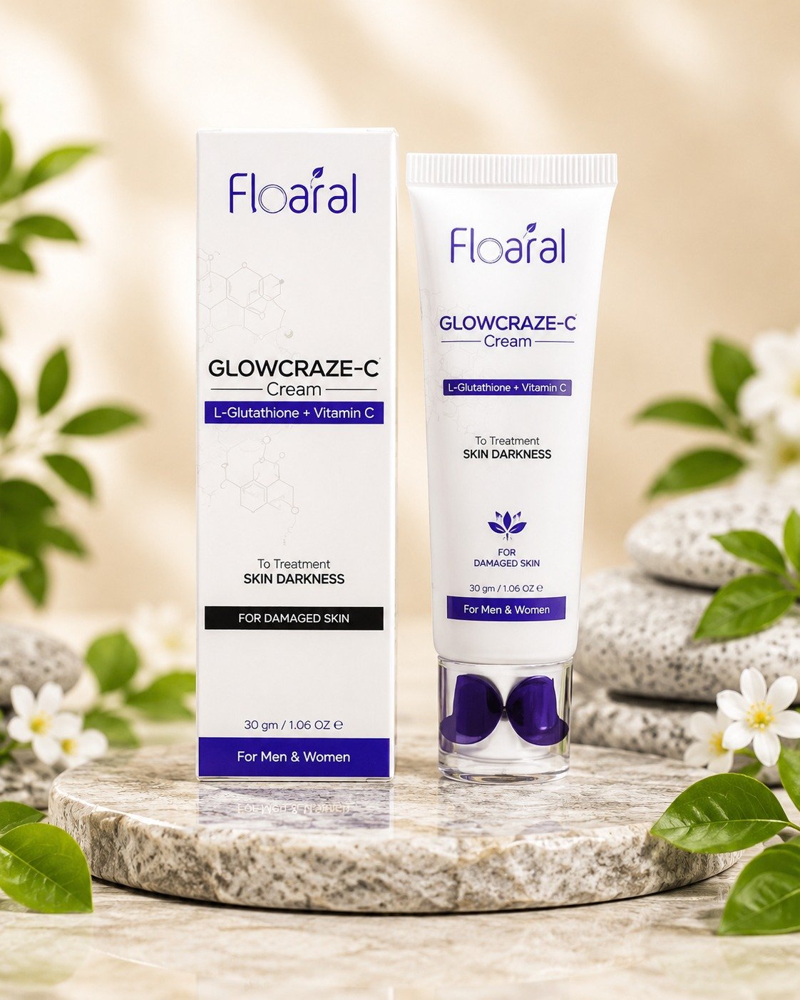 Floaral GlowCraze-C Cream – Advanced Skin Brightening & Repair Cream