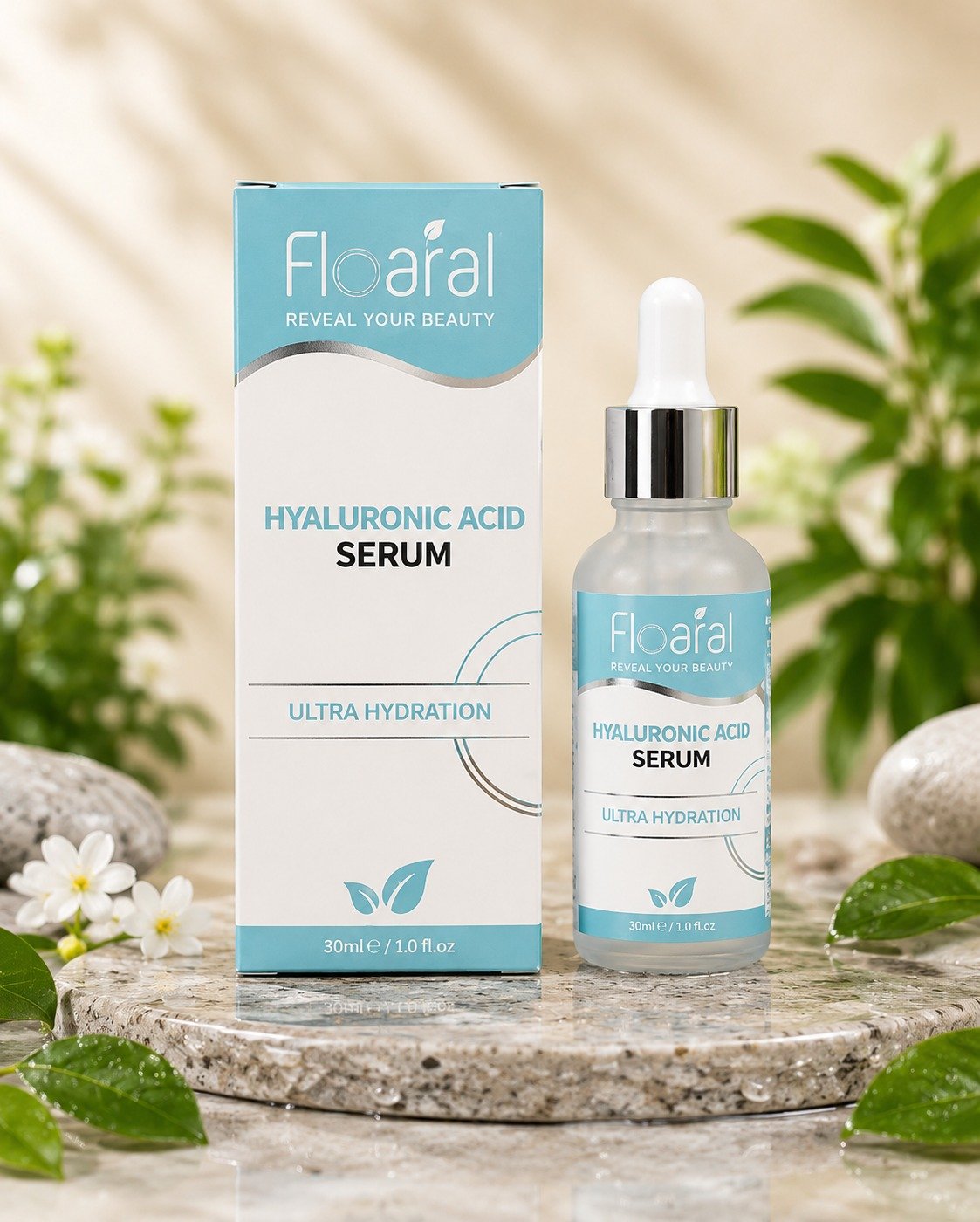 Floaral Hyaluronic Acid Serum – Deep Hydration & Skin Plumping Formula